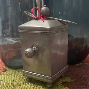 Pewter Tea Caddy/ Box